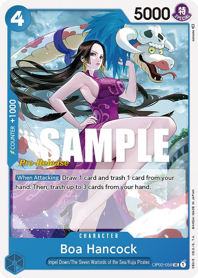 Image for Boa Hancock (OP02-059) (Paramount War Pre-Release Cards) - One Piece Card Game