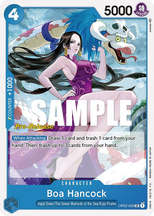 Image for Boa Hancock (OP02-059) (Paramount War Pre-Release Cards) - One Piece Card Game