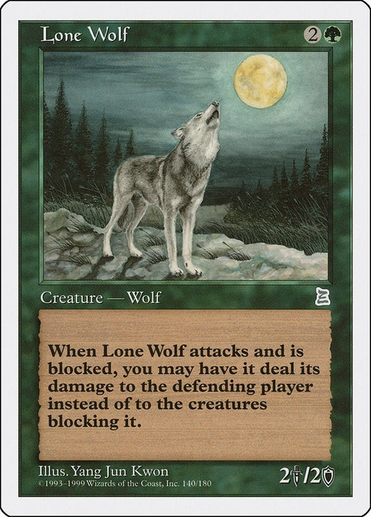 Image for Lone Wolf (140) (Portal Three Kingdoms) - Magic: The Gathering