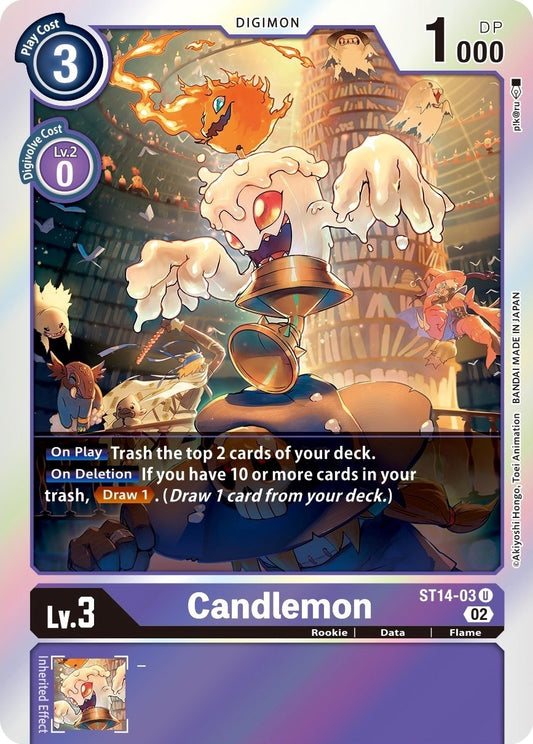 Image for Candlemon (ST14-03 U) (Starter Deck 14: Beelzemon Advanced Deck Set) - Digimon Card Game