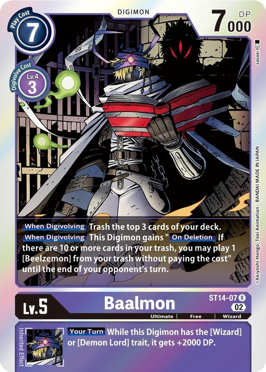 Image for Baalmon (ST14-07 R) (Starter Deck 14: Beelzemon Advanced Deck Set) - Digimon Card Game