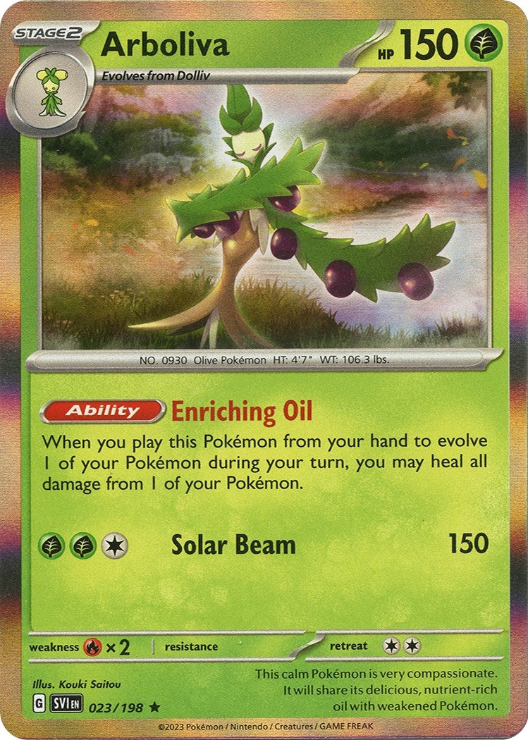 Image for Arboliva (023/198) (SV01: Scarlet & Violet Base Set) - Pokemon