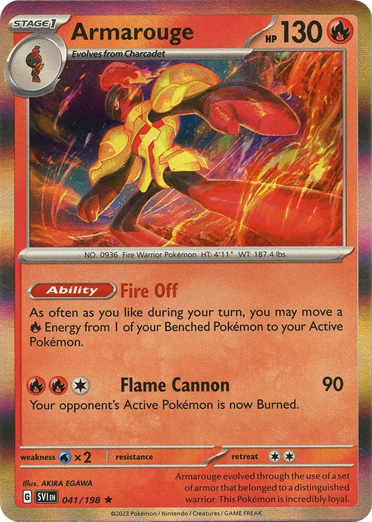 Image for Armarouge (041/198) (SV01: Scarlet & Violet Base Set) - Pokemon