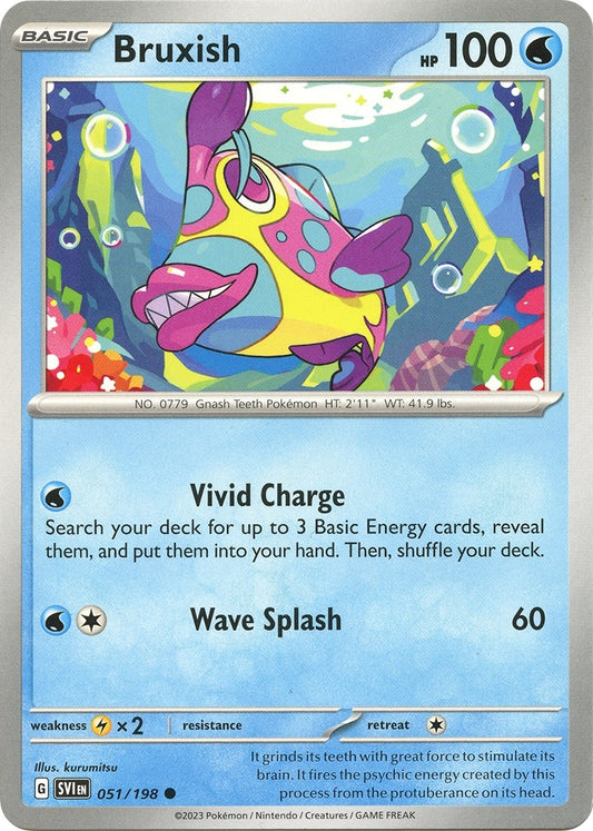 Image for Bruxish (051/198) (SV01: Scarlet & Violet Base Set) - Pokemon