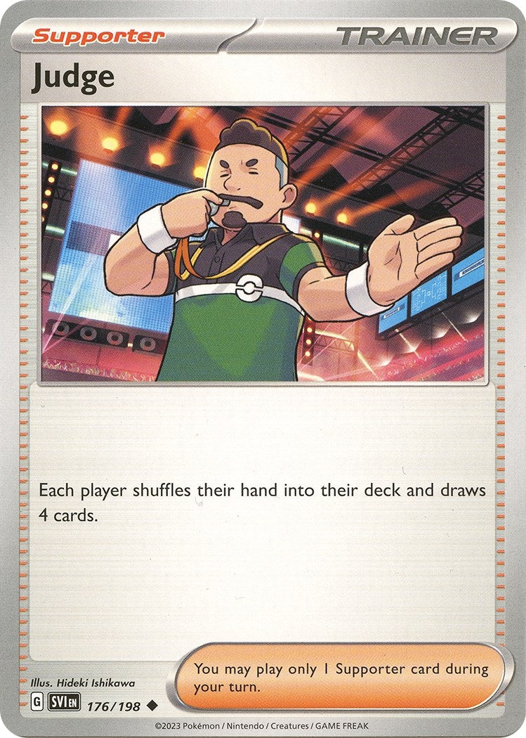 Image for Judge (176/198) (SV01: Scarlet & Violet Base Set) - Pokemon