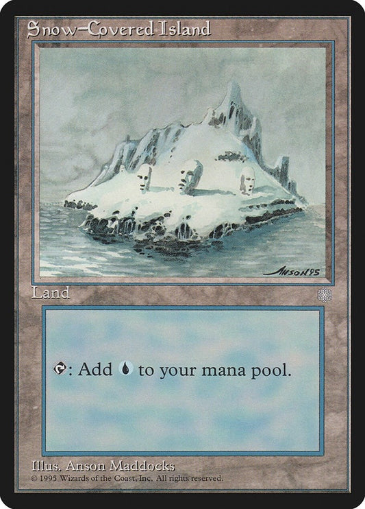 Image for Snow-Covered Island (348) (Ice Age) - Magic: The Gathering