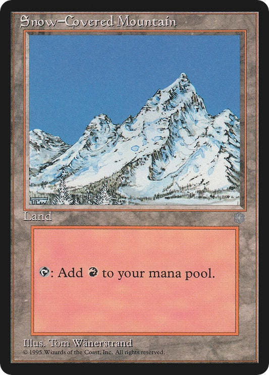 Image for Snow-Covered Mountain (349) (Ice Age) - Magic: The Gathering