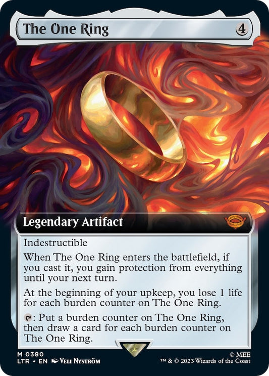Image for The One Ring (Extended Art) (380) (Universes Beyond: The Lord of the Rings: Tales of Middle-earth) - Magic: The Gathering