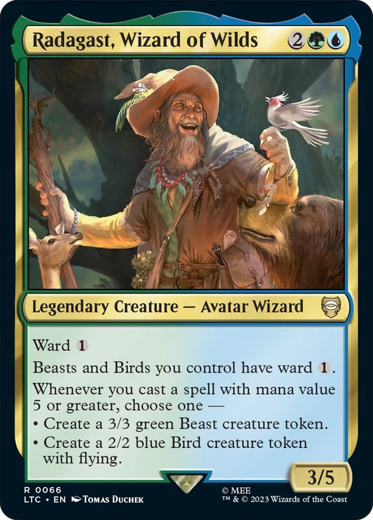 Image for Radagast, Wizard of Wilds (66) (Commander: The Lord of the Rings: Tales of Middle-earth) - Magic: The Gathering