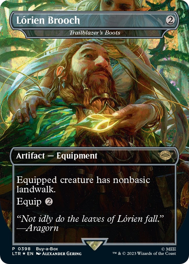 Image for Lorien Brooch - Trailblazer's Boots (398) (Buy-A-Box Promos) - Magic: The Gathering