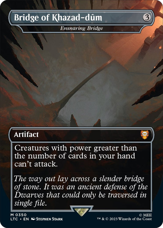 Image for Bridge of Khazad-dum - Ensnaring Bridge (350) (Commander: The Lord of the Rings: Tales of Middle-earth) - Magic: The Gathering
