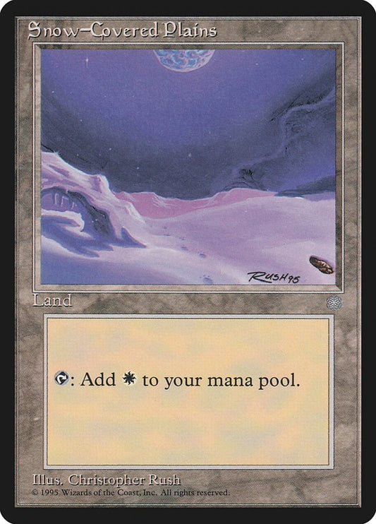Image for Snow-Covered Plains (350) (Ice Age) - Magic: The Gathering