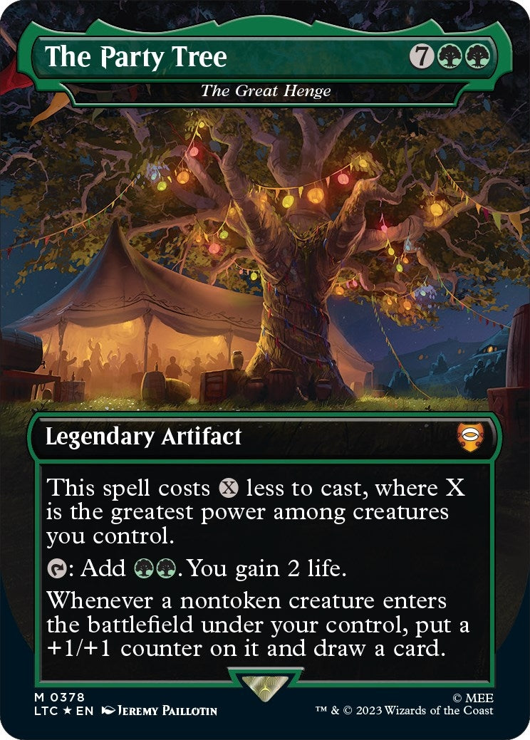 Image for The Party Tree - The Great Henge (Surge Foil) (378) (Commander: The Lord of the Rings: Tales of Middle-earth) - Magic: The Gathering
