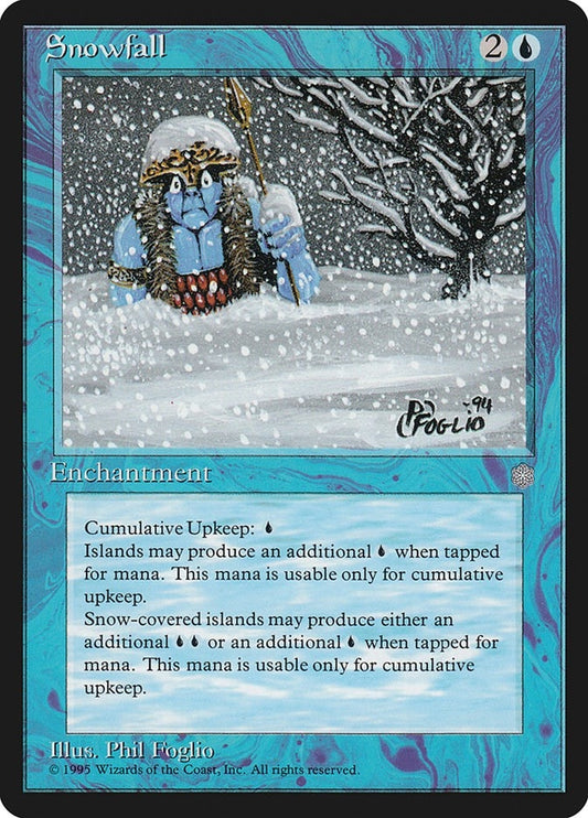 Image for Snowfall (Ice Age) - Magic: The Gathering