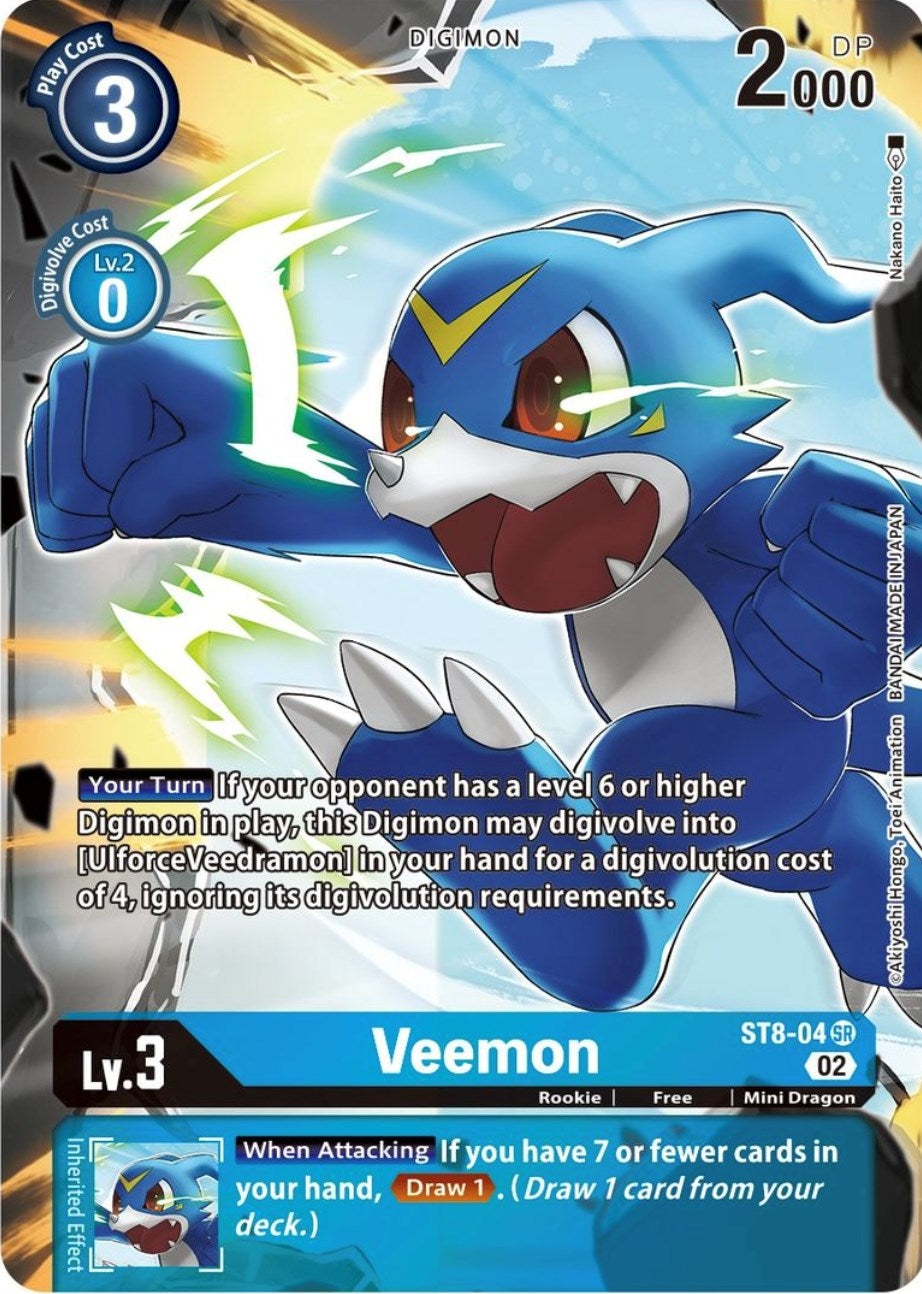 Image for Veemon (Alternate Art) (ST8-04 SR) (Starter Deck 14: Beelzemon Advanced Deck Set) - Digimon Card Game