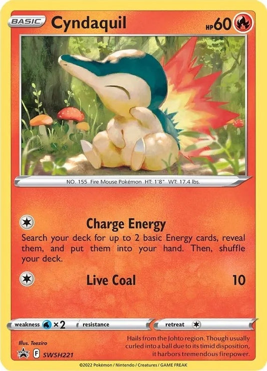 Image for Cyndaquil - SWSH221 (Cosmos Holo) (SWSH221) (SWSH: Sword & Shield Promo Cards) - Pokemon
