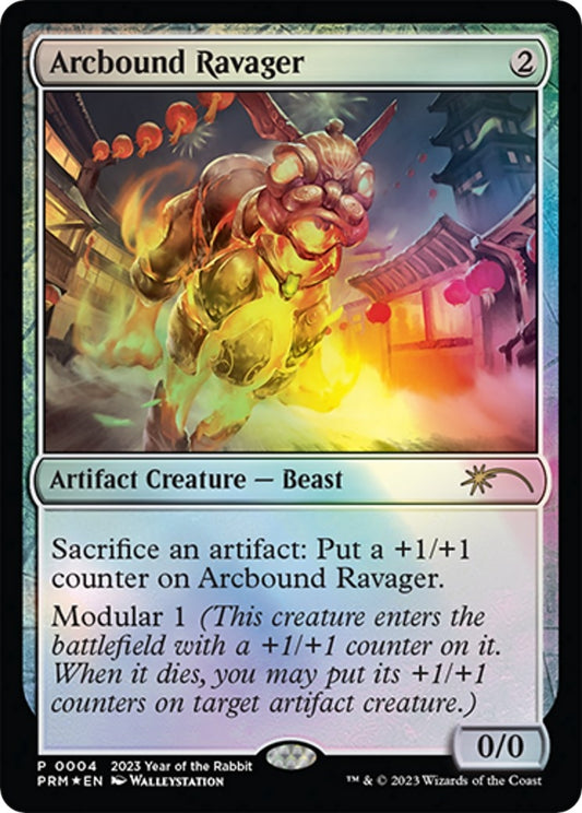 Image for Arcbound Ravager (Year of the Rabbit 2023) (4) (Unique and Miscellaneous Promos) - Magic: The Gathering