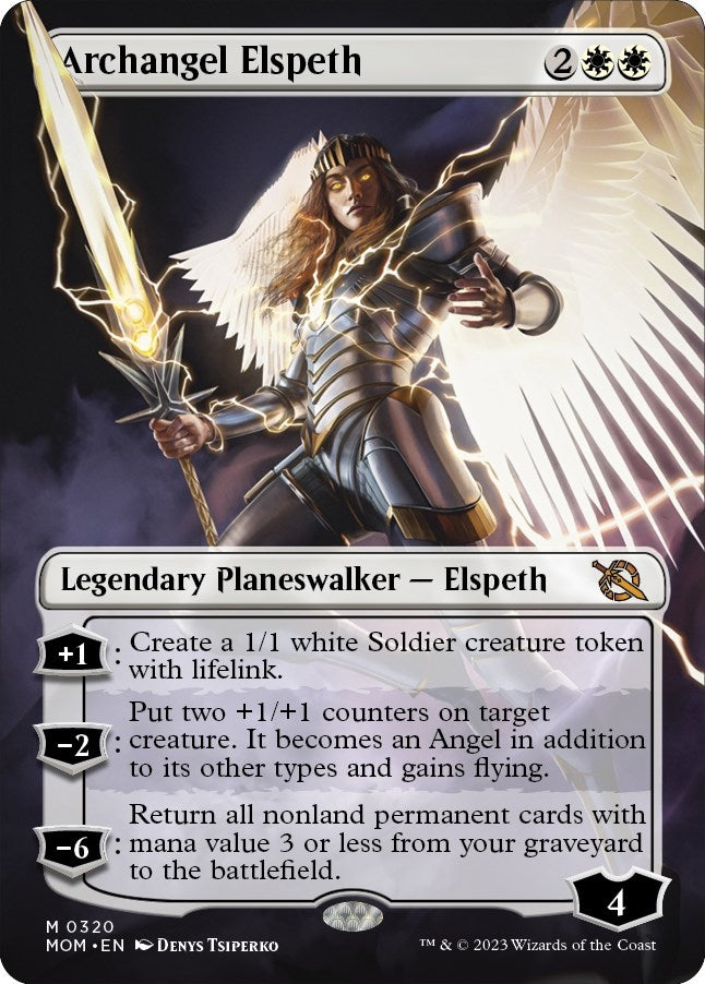 Image for Archangel Elspeth (Borderless) (320) (March of the Machine) - Magic: The Gathering