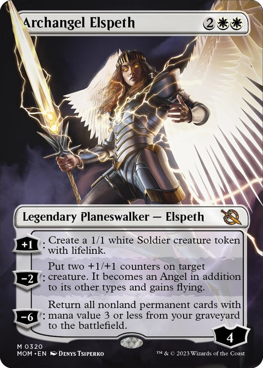 Image for Archangel Elspeth (Borderless) (320) (March of the Machine) - Magic: The Gathering