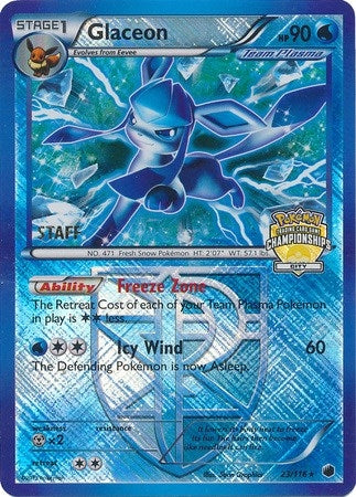 Image for Glaceon - 23/116 (City Championships) [Staff] (023/116) (League & Championship Cards) - Pokemon