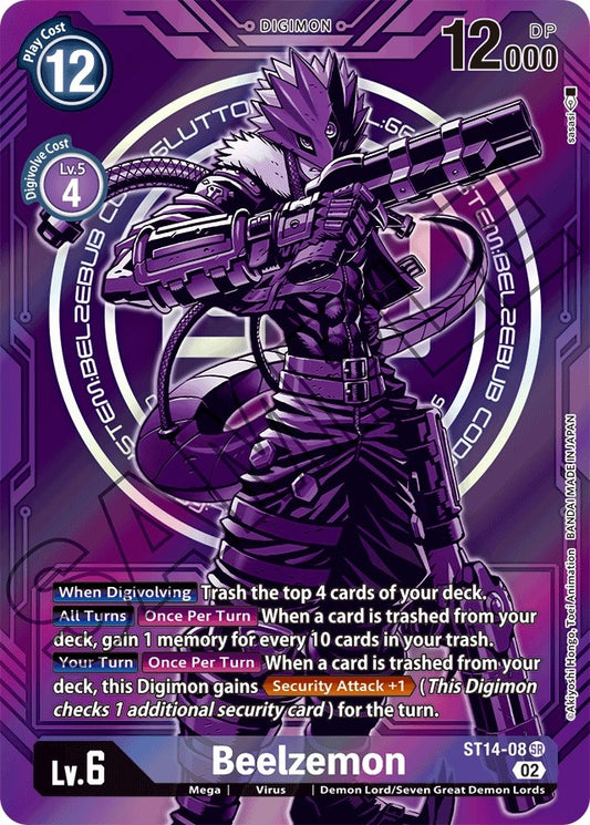 Image for Beelzemon - ST14-08 (Alternate Art) (ST14-08 SR) (Starter Deck 14: Beelzemon Advanced Deck Set) - Digimon Card Game