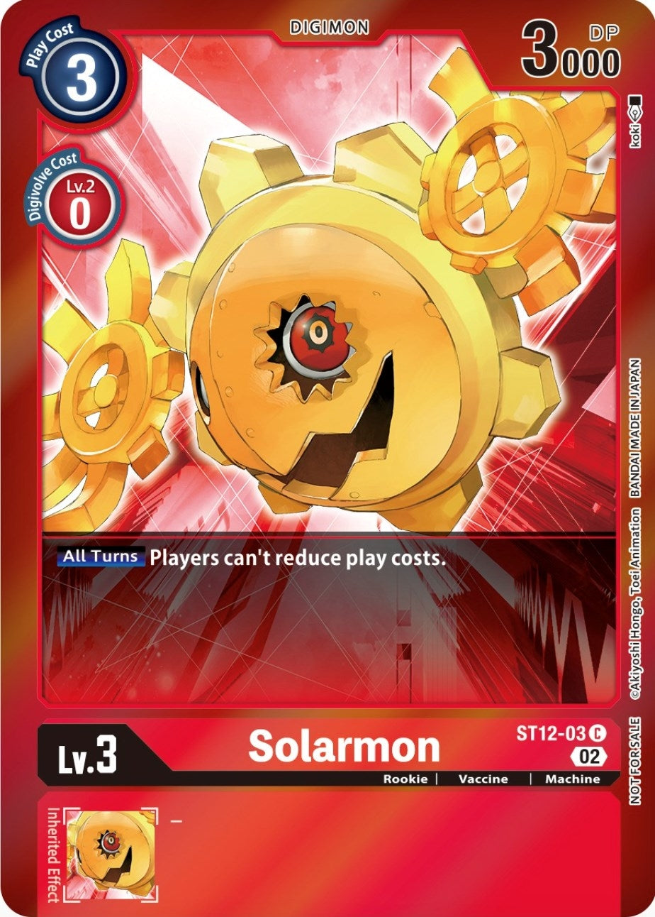 Image for Solarmon (Event Pack 4) (ST12-03 C) (Starter Deck 12: Jesmon) - Digimon Card Game