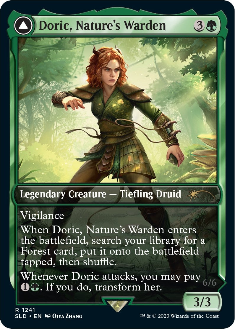Image for Doric, Nature's Warden (1241) (Secret Lair Drop Series) - Magic: The Gathering