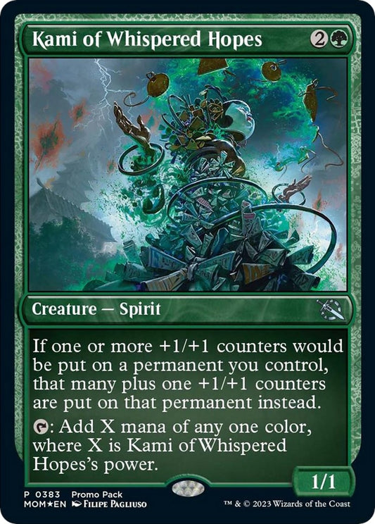 Image for Kami of Whispered Hopes (383) (Promo Pack: March of the Machine) - Magic: The Gathering
