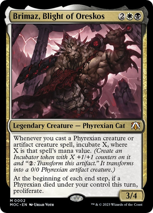 Image for Brimaz, Blight of Oreskos (2) (Commander: March of the Machine) - Magic: The Gathering