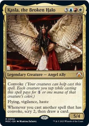 Image for Kasla, the Broken Halo (4) (Commander: March of the Machine) - Magic: The Gathering