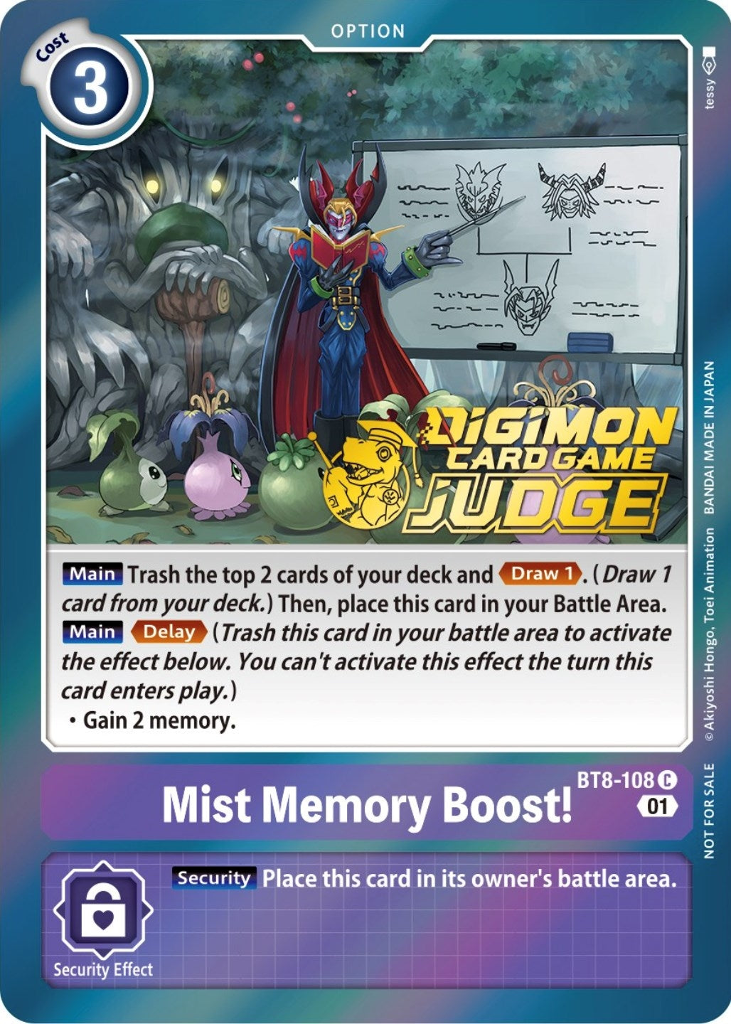 Image for Mist Memory Boost! (Judge Pack 3) (BT8-108 C) (New Awakening) - Digimon Card Game