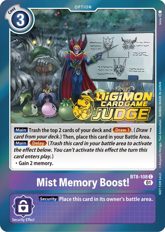 Image for Mist Memory Boost! (Judge Pack 3) (BT8-108 C) (New Awakening) - Digimon Card Game