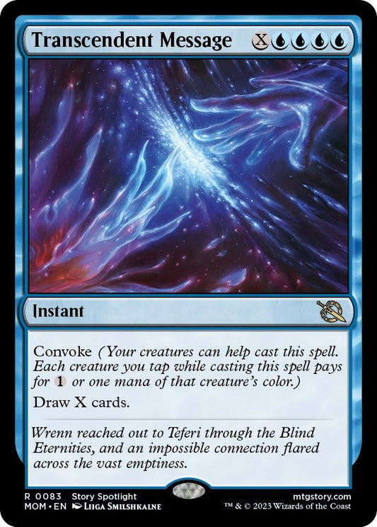 Image for Transcendent Message (83) (March of the Machine) - Magic: The Gathering