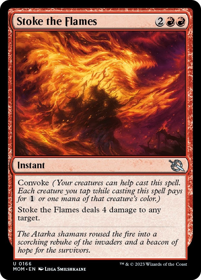 Image for Stoke the Flames (166) (March of the Machine) - Magic: The Gathering