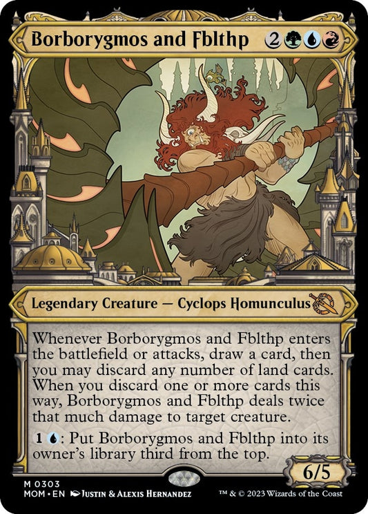 Image for Borborygmos and Fblthp (Showcase) (303) (March of the Machine) - Magic: The Gathering