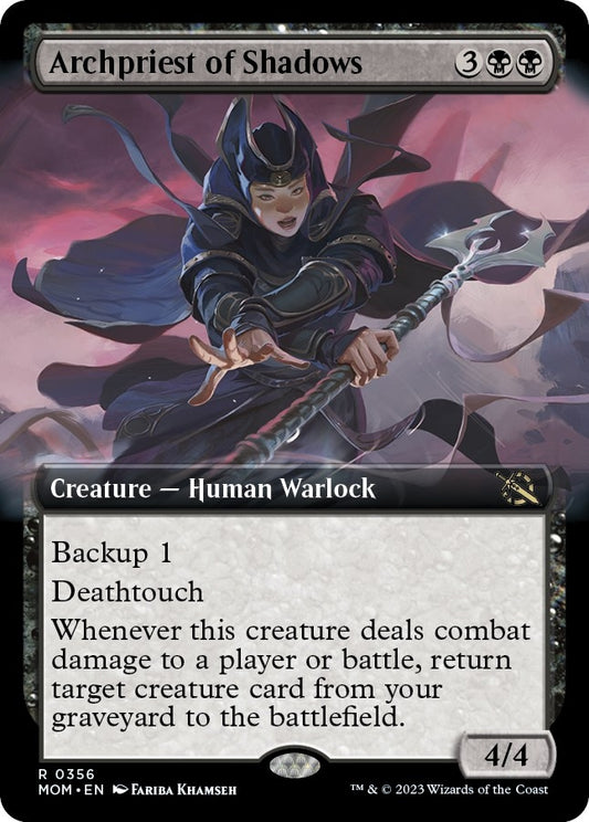 Image for Archpriest of Shadows (Extended Art) (356) (March of the Machine) - Magic: The Gathering