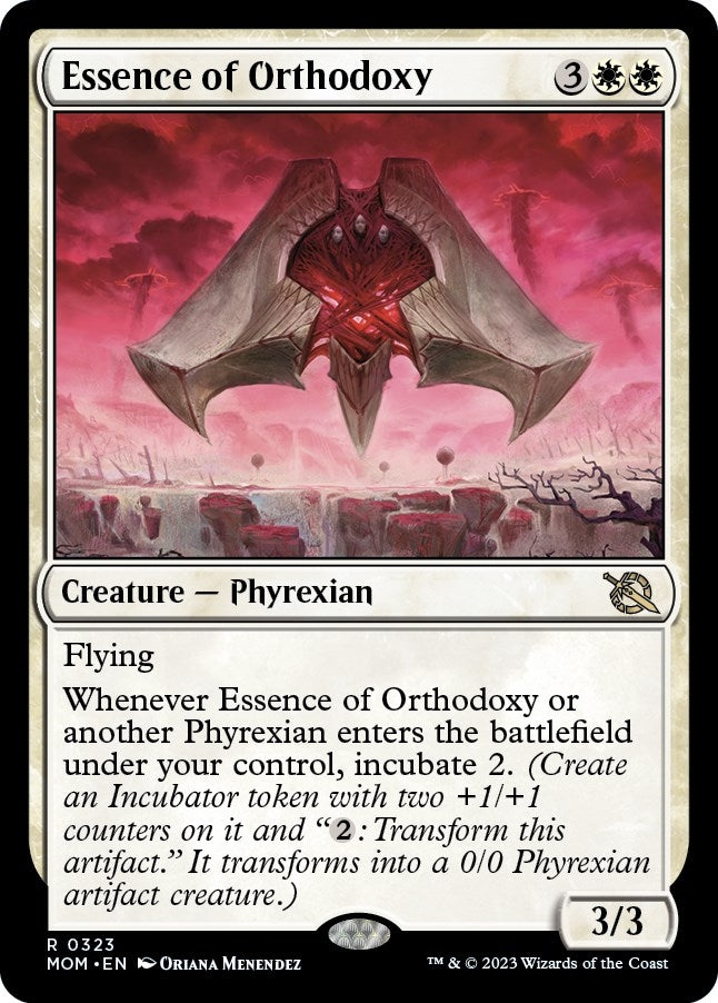 Image for Essence of Orthodoxy (323) (March of the Machine) - Magic: The Gathering