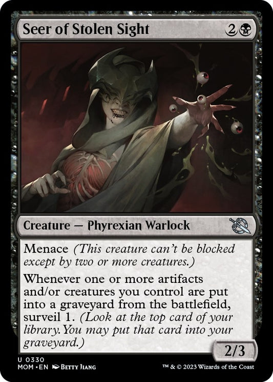 Image for Seer of Stolen Sight (330) (March of the Machine) - Magic: The Gathering
