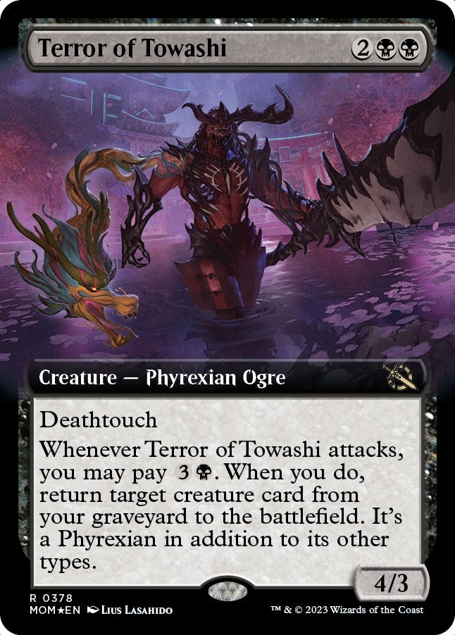 Image for Terror of Towashi (Extended Art) (378) (March of the Machine) - Magic: The Gathering