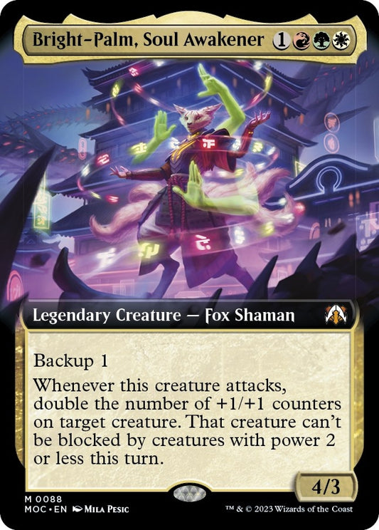 Image for Bright-Palm, Soul Awakener (Extended Art) (88) (Commander: March of the Machine) - Magic: The Gathering