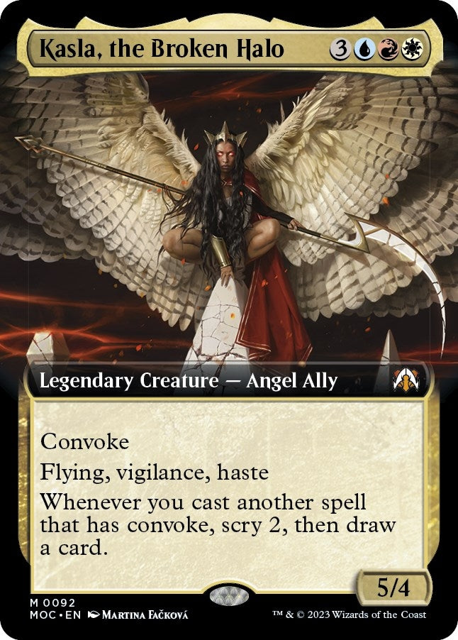 Image for Kasla, the Broken Halo (Extended Art) (92) (Commander: March of the Machine) - Magic: The Gathering