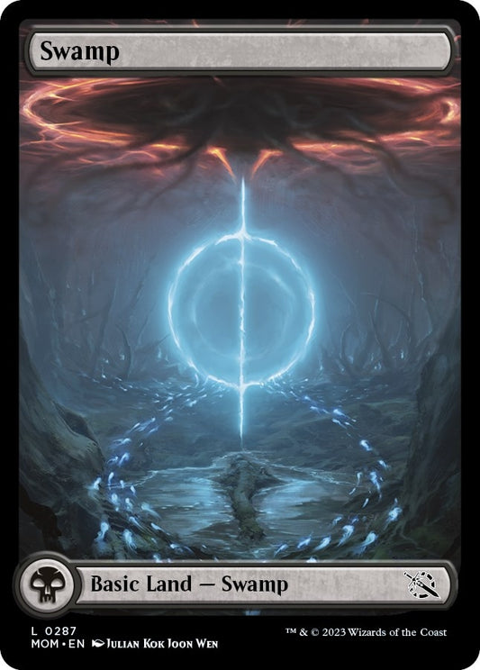 Image for Swamp (0287) (287) (March of the Machine) - Magic: The Gathering