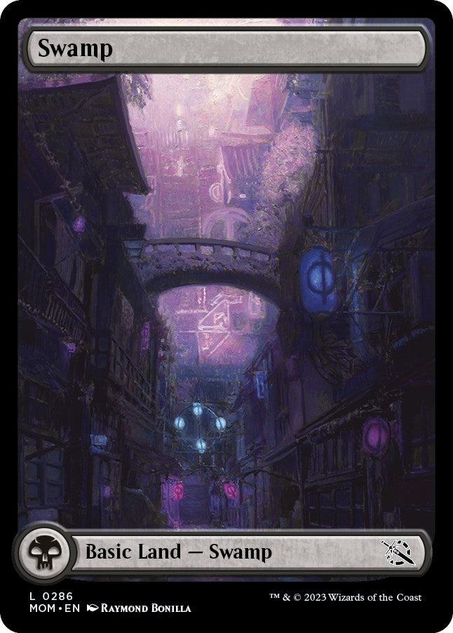 Image for Swamp (0286) (286) (March of the Machine) - Magic: The Gathering