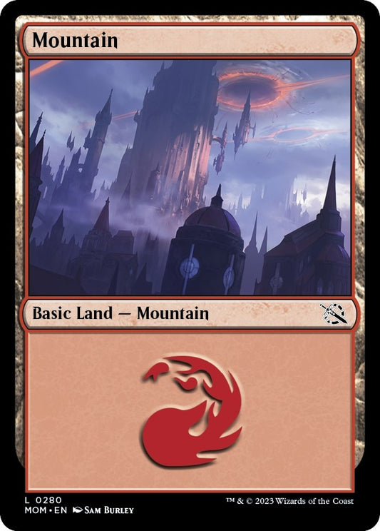 Image for Mountain (0280) (280) (March of the Machine) - Magic: The Gathering
