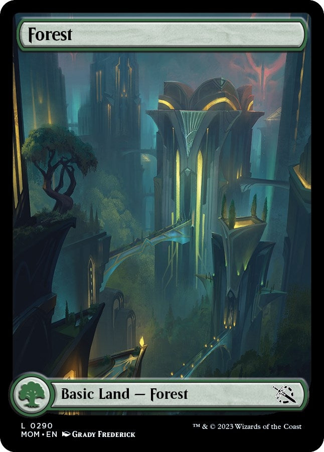 Image for Forest (0290) (290) (March of the Machine) - Magic: The Gathering