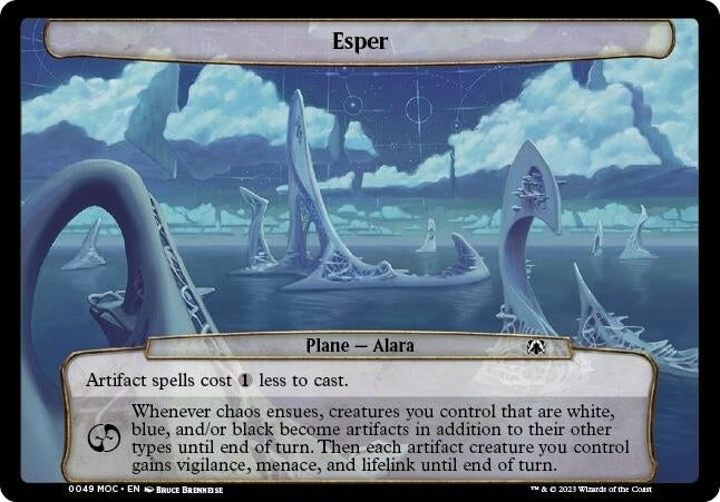 Image for Esper (49) (Planechase: March of the Machine) - Magic: The Gathering