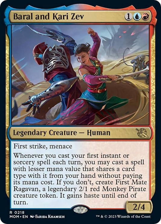 Image for Baral and Kari Zev (218) (March of the Machine) - Magic: The Gathering