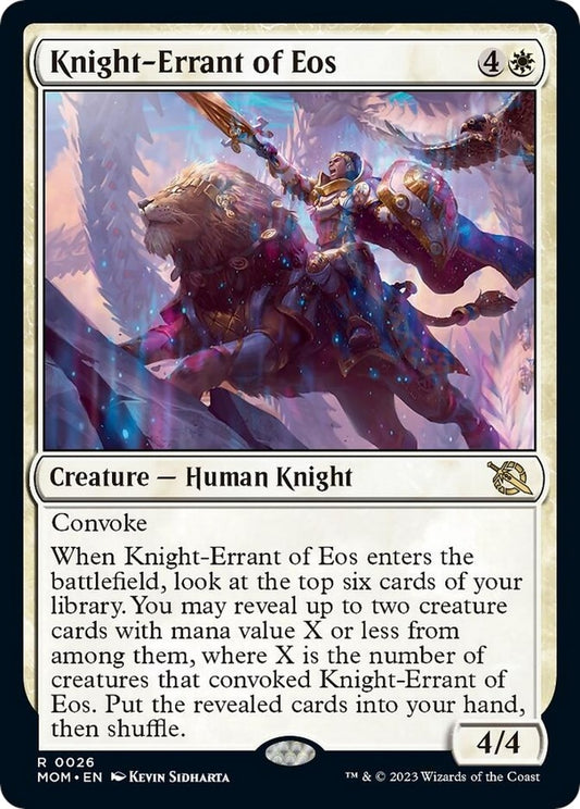 Image for Knight-Errant of Eos (26) (March of the Machine) - Magic: The Gathering
