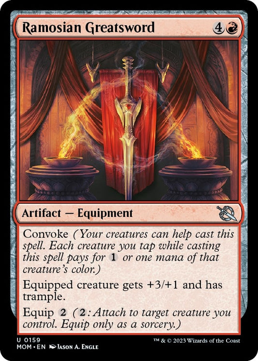 Image for Ramosian Greatsword (159) (March of the Machine) - Magic: The Gathering
