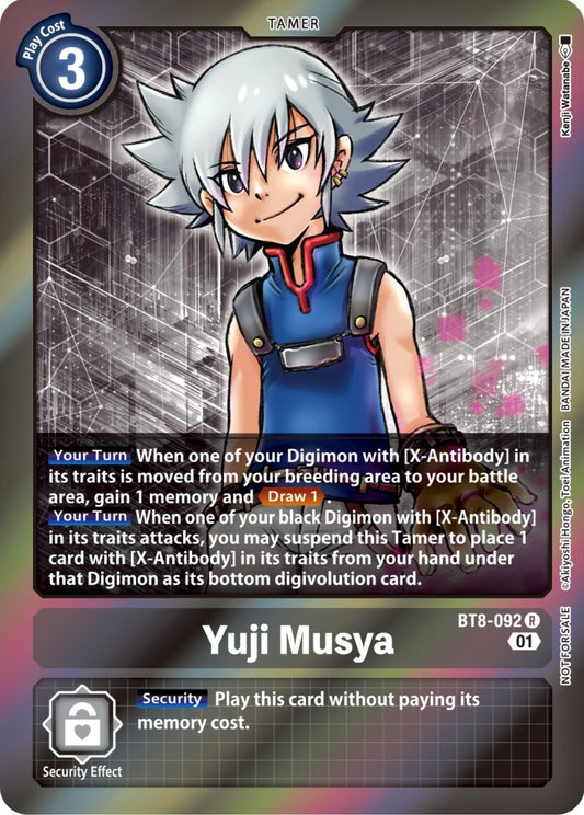 Image for Yuji Musya (Event Pack 4) (BT8-092 R) (New Awakening) - Digimon Card Game
